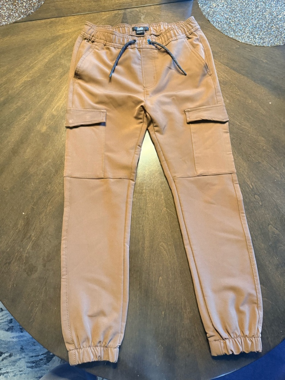 USED Boy’s Cargo Joggers in Brown